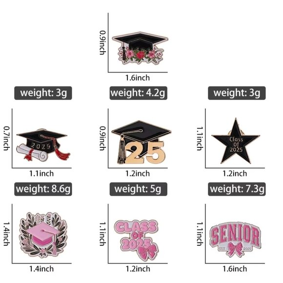 GRAD - Enamel Pin - Picture 6 of 6